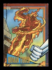 The Human Torch 75 Marvel 1993 SkyBox Trading Card TCG CCG picture