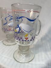 Vintage Libbey Goose Irish Coffee Glass Mugs Set Of 5 EXCELLENT CONDITION picture