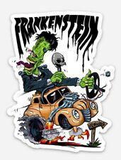 Frankenstein MAGNET - Muscle Car Vintage Old School Performance Rat Fink picture