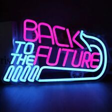 Back to the Future Neon LED Sign Wall Movie Theatre Decor 15.4 in by 10.2 in picture