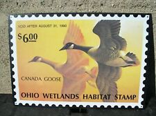 Ohio Wetlands Habitat Stamp Metal Sign Ducks 16