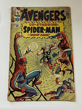 Avengers 11 1964 Silver Age Amazing Spider-Man Poor Incomplete picture