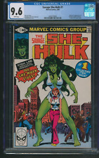 Savage She-Hulk #1 CGC 9.6 White Pages Origin & 1st Appearance Marvel 1980 picture