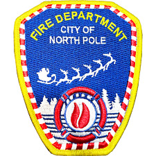 CL8-12 City of North Pole Fire Department FDNY style Santa Claus Fire Fighter ir picture