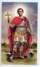 ST. EXPEDITE - Laminated  Holy Cards.  QUANTITY 25 CARDS picture