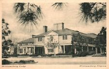 Postcard VA Williamsburg Virginia Williamsburg Lodge Antique Vintage PC f1584 picture