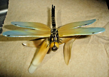 Extremely Rare Hutschenreuther Porcelain Dragonfly on Twig” Sculpture 😃😊😉 picture