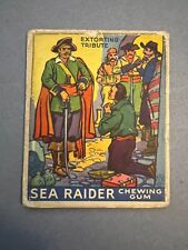 1933 Sea Raider Chewing Gum #22 Extorting Tribute Fair picture