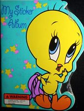 NEW Vintage Sandylion My Sticker Album Baby Tweety Bird Looney Tunes + Stickers  picture