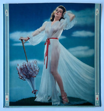 April Showers , Original Vintage 1945 Litho Pin Up, Tom Kelly Kodachrome picture