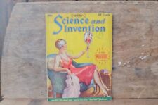 Science and Invention NOV 1927 Gernsback-sci-fi pulp thrills-A.Merritt-peyote picture