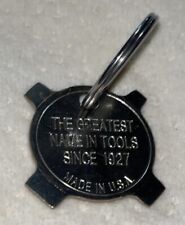 Vintage SEARS CRAFTSMAN Pocket 4 WAY Screwdriver Key Chain Fob USA picture