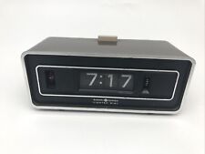 Vintage General Electric GE Lighted Dial Flip Alarm Clock Works **Please Read*** picture