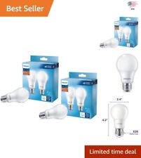 Energy-Saving LED Light Bulb - 10W=60W - Ultra-Bright 800 Lumen - A19 - 4-Pack picture