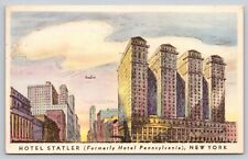 Postcard NY New York Hotel Statler A10 picture