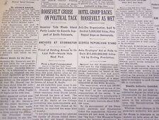 1932 JULY 13 NEW YORK TIMES - HOTEL GROUP BACKS ROOSEVELT - NT 4109 picture