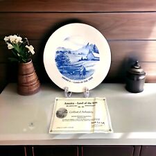 America Land Of The Free American Legion National President Plate 1986-1987 picture