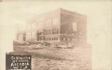 RPPC Arcadia Wisconsin St Aloysius School Trempealeau County c1920s Postcard picture