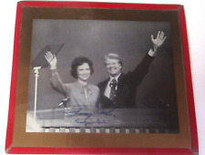 Jimmy & Rosalynn Carter Signed Photograph RARE EARLY FULL SIGNATURE picture