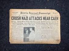 WW2 1944 British Second Army Battle For Caen – Liberation of France - Original  picture