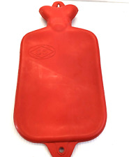 Vintage Hot Water Bottle Classic Red Heat Therapy picture
