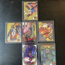 1995 Fleer Ultra X-Men ✨ Hunters and Stalkers ✨6 Of 9 Card GOLD Insert Set picture