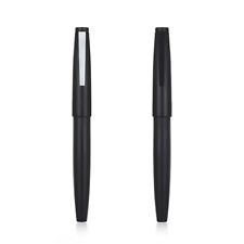 2 PCS Jinhao 80 Matte Black Fiber Fountain Pen & Converter, 0.3/EF/F Nib Pens picture