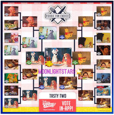 Topps Disney Collect - FOODIE FAN CHOICE - EVERY ROUND + WINNER *Digital picture