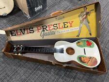 1956 Elvis Presley Enterprises  “Emenee” 6 String toy guitar w/ Box picture