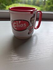 VINTAGE ELIAS BROTHERS BIG BOY MANNERS CHILDS PLASTIC SIPPIE CUP ADVERTISING USA picture