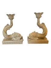 Wedgwood Dolphin Fish Candlestick Pair picture