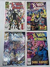VTG 1983 Marvel Comics X-Men & Micronauts Limited Series #1-4 Complete Run Set picture