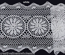 Creative Linens Handmade Crochet Lace Table Runner 14x54