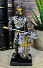 Medieval Knight Crusader Axeman Dollhouse Miniature Figurine 4
