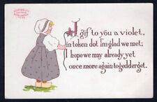 TOLEDO Ohio c1905-08 Bour Quality Coffee & Tea ADVERTISING Postcard. Dutch Girl picture