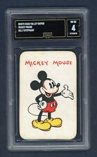 Vintage 1930s Mickey Mouse Card by Silly Sympany GMA graded 4 VG EX picture