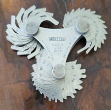 Vintage General No. 251 Screw Pitch Gage Machinist Tool USA picture