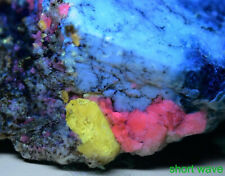 624 Ct Fluorescent Sodalite Gonnardite Crystal With Marialte Scapolite Calcite picture