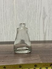 Vintage Clear Glass Bottle Embossed With Crescent On Bottom picture