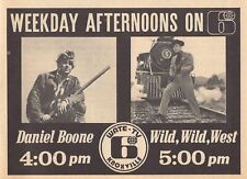 1972 TV AD WILD,WILD,WEST ROBERT CONRAD  DANIEL BOONE  WATE KNOXVILLE,TENNESSEE picture