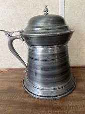 Vintage ENORMOUS GIANT BEER STEIN (Ice Bucket) Aluminum Pewter  Color Insulated picture