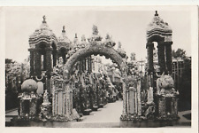 Vintage Postcard Entrance to Way of the Cross Grotto West Bend, Iowa Posted B&W picture