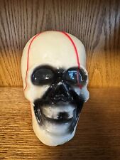 VTG Skull Head Bleeding Brain Candle 5 1/2