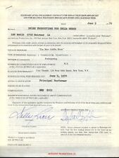 Della Reese signed autograph 8.5x11 Original Merv Griffin 1970 Show Contract picture