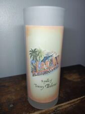 Vintage Tommy Bahama Frosted High Ball Island Drinking Glass tropical Relax picture
