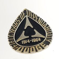 Vintage Dodge 50 Fifty Years of Dependability 1914-1964 Advertising Pin Tie Tack picture