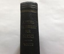 Nursing Book Antique Bacteria 1920s Nurse Medical Medicine picture