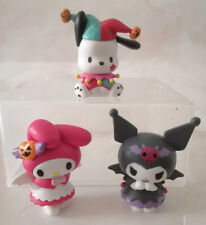 3pcs/set Cute Anime Kuromi My Melody Pochacco Halloween Figures PVC Doll Toy picture
