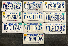 Bulk Lot of 10 Virginia License Plates .. Expired / Crafts / Collect / Specialty picture