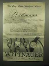 1957 Wittnauer Starlet, Diplomat, Gaiety, Watch Ad picture